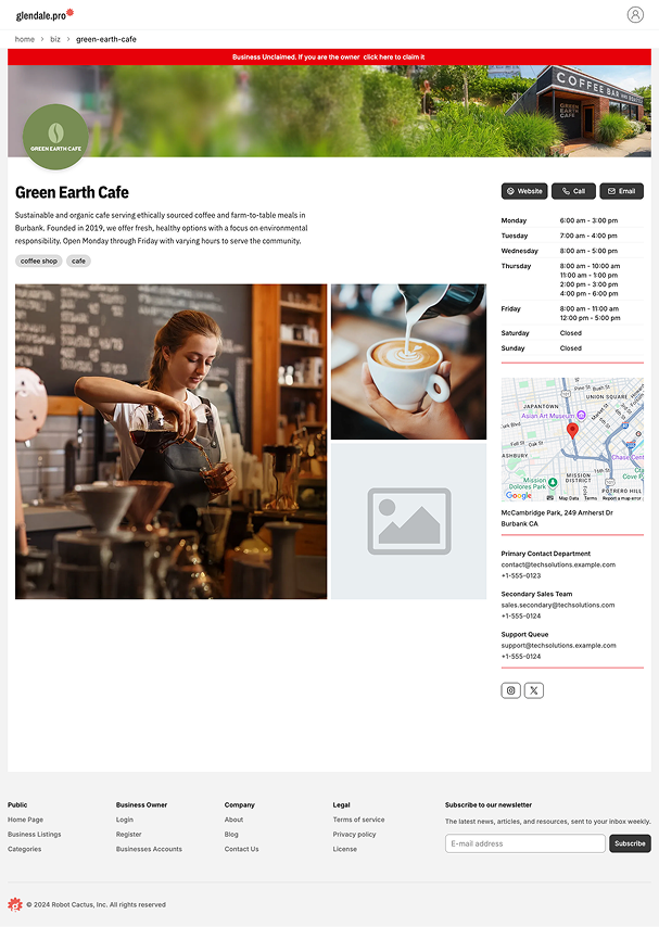 SEO Optimized Profile Pages